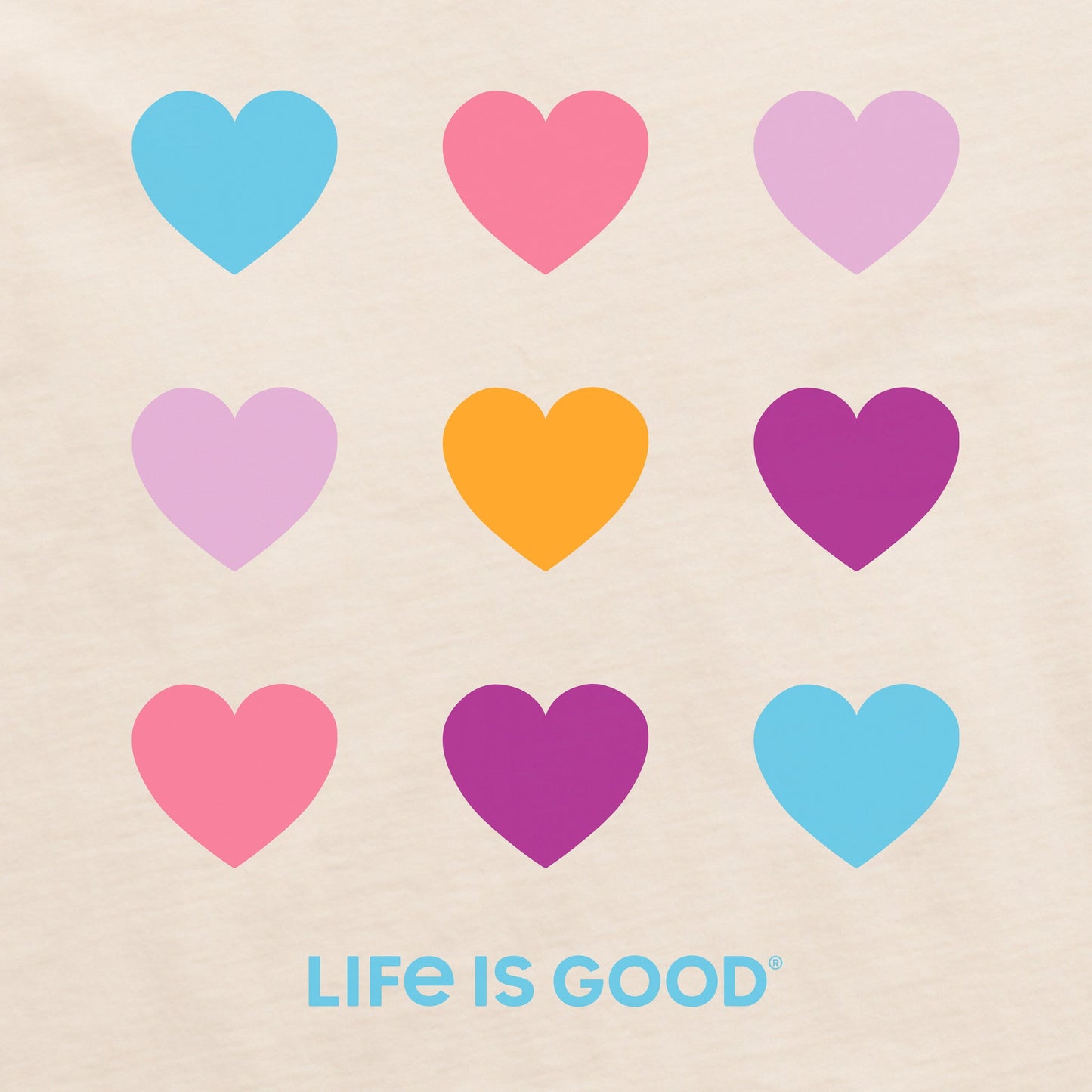 Women's Clean Heart Grid Good Vibes Fleece Zip Hoodie