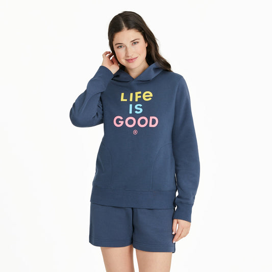 Women's Clean LIG Stack Good Vibes Fleece Hoodie