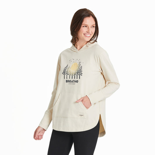 Women's Breathe Forest Crusher-FLEX Hoodie Tunic