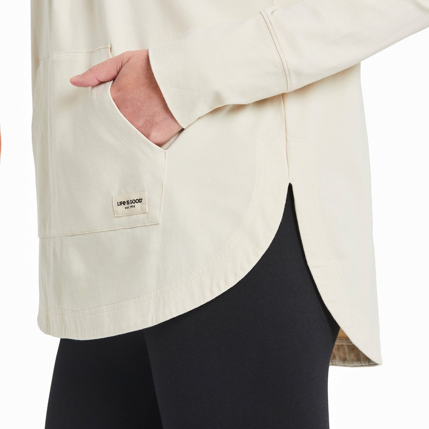 Women's Breathe Forest Crusher-FLEX Hoodie Tunic