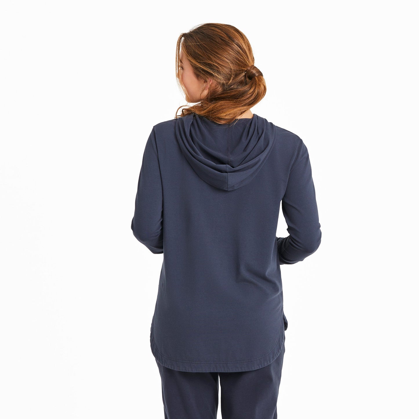 Women's Groovy Hello Sunshine Crusher-FLEX Hoodie Tunic