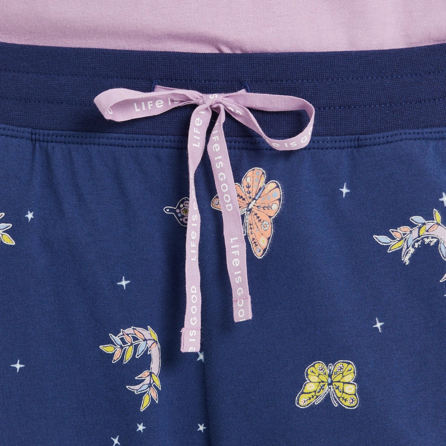 Women's Celestial Butterfly Pattern Snuggle Up Sleep Pant