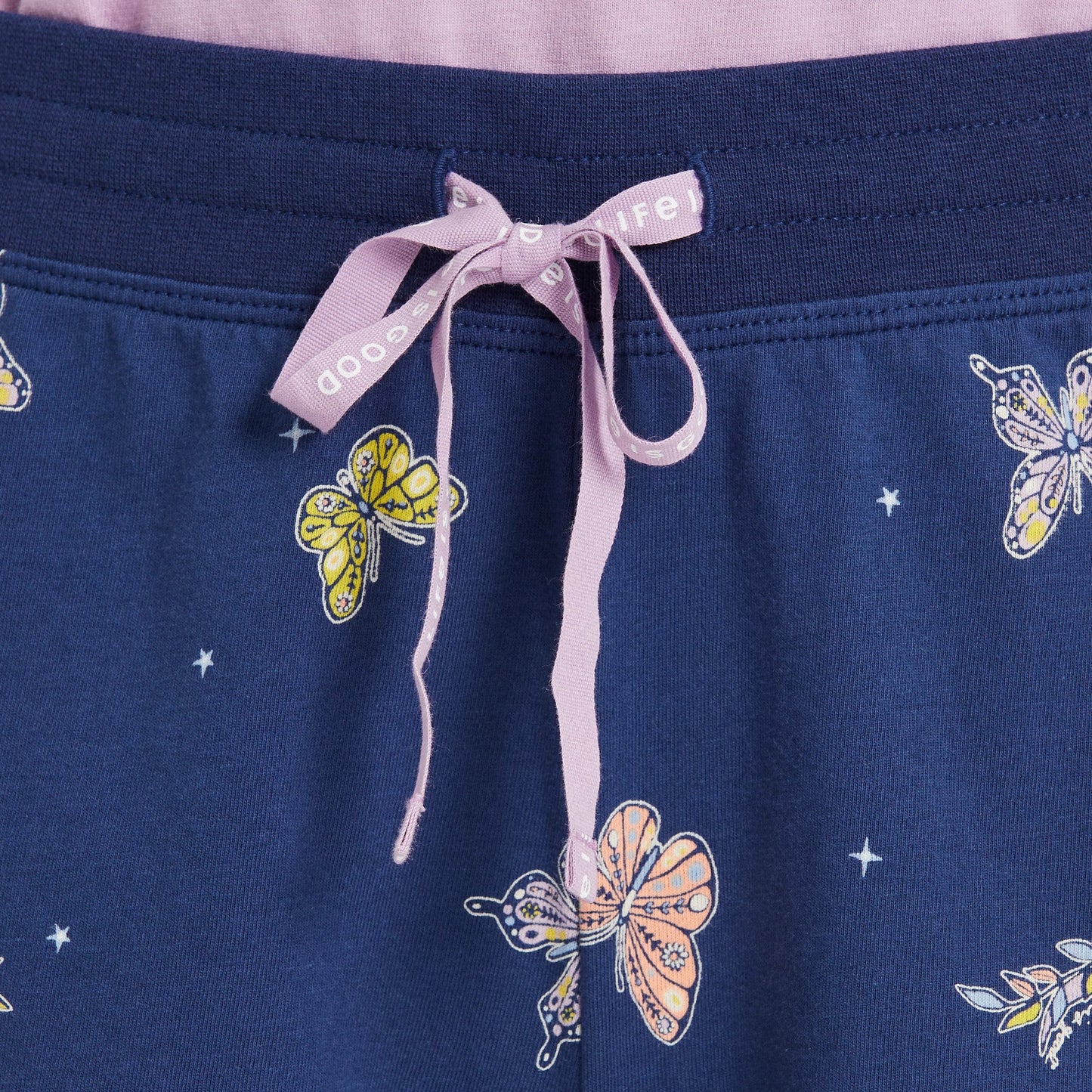 Women's Celestial Butterfly Pattern Snuggle Up Sleep Short