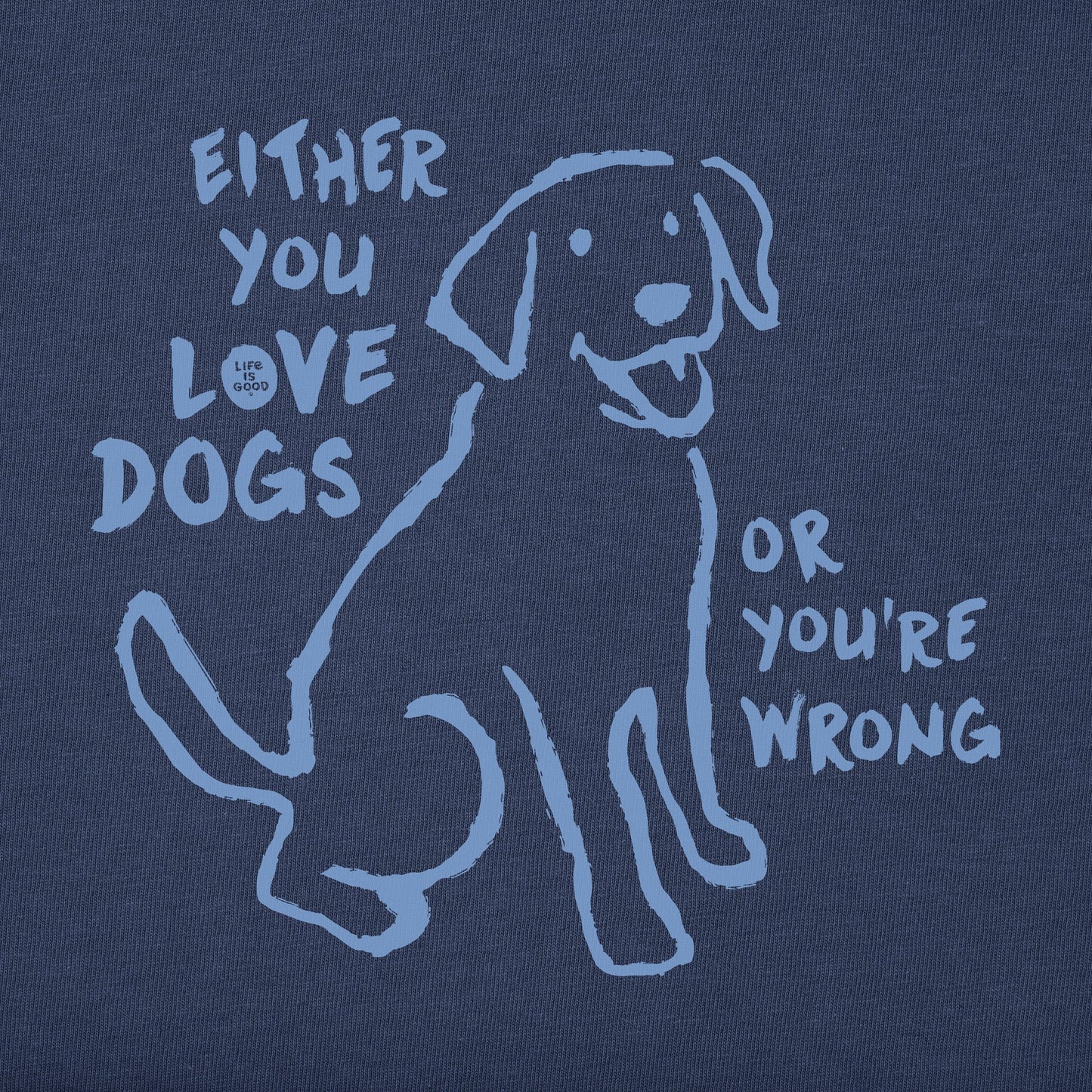 Women's Dog Love Snuggle Up Relaxed Sleep Vee