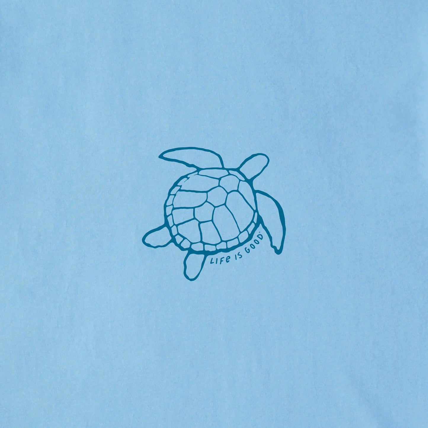 Men's Macro Micro Sea Turtle Oceanscape Short Sleeve Crusher Tee