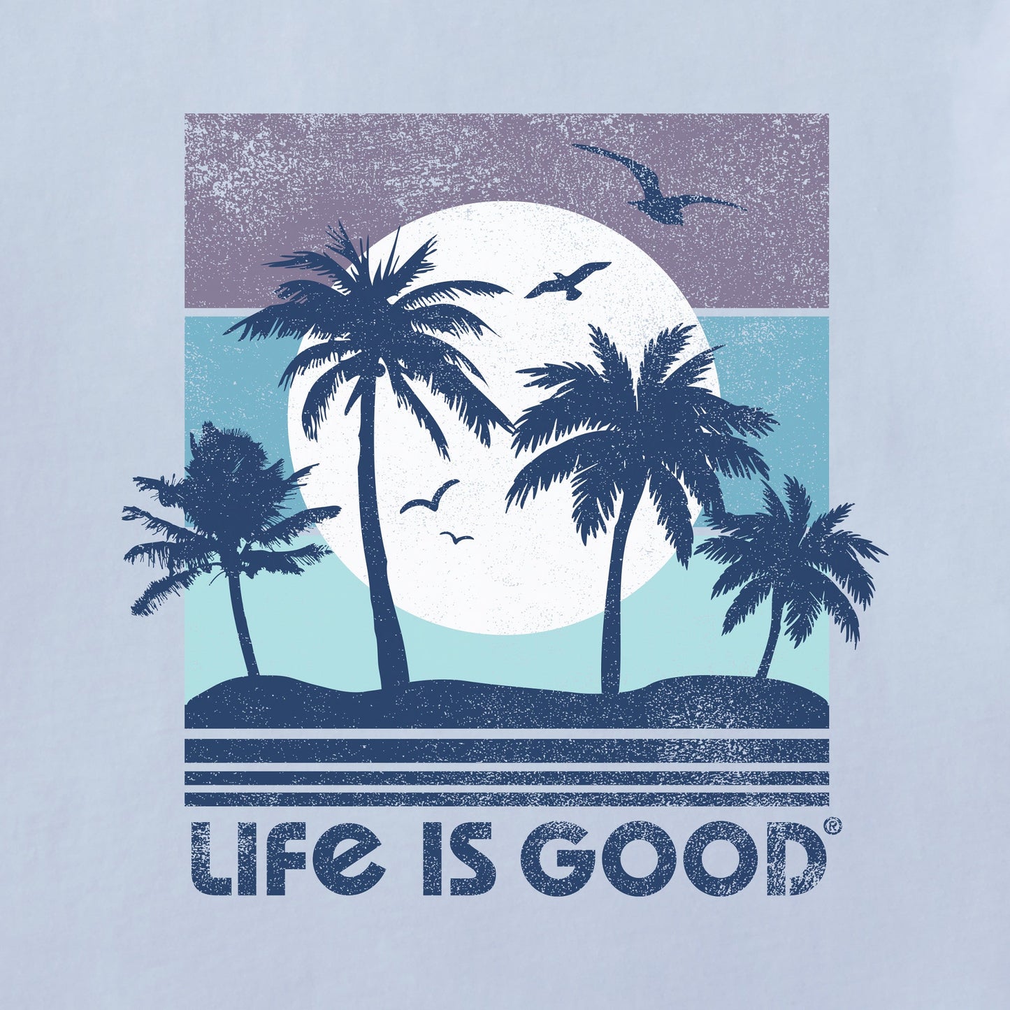 Men's Beachy Palms Short Sleeve Crusher Tee