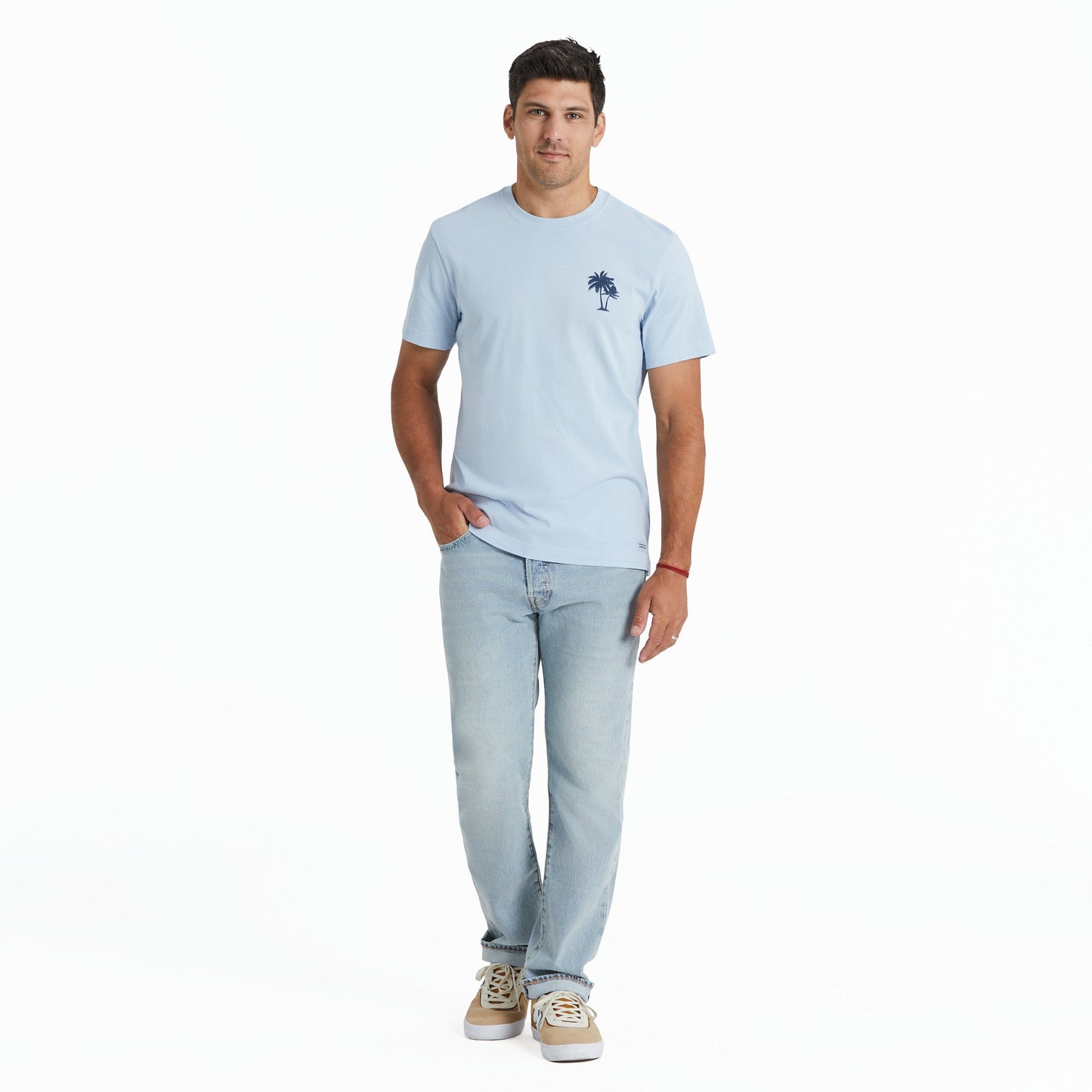 Men's Beachy Palms Short Sleeve Crusher Tee