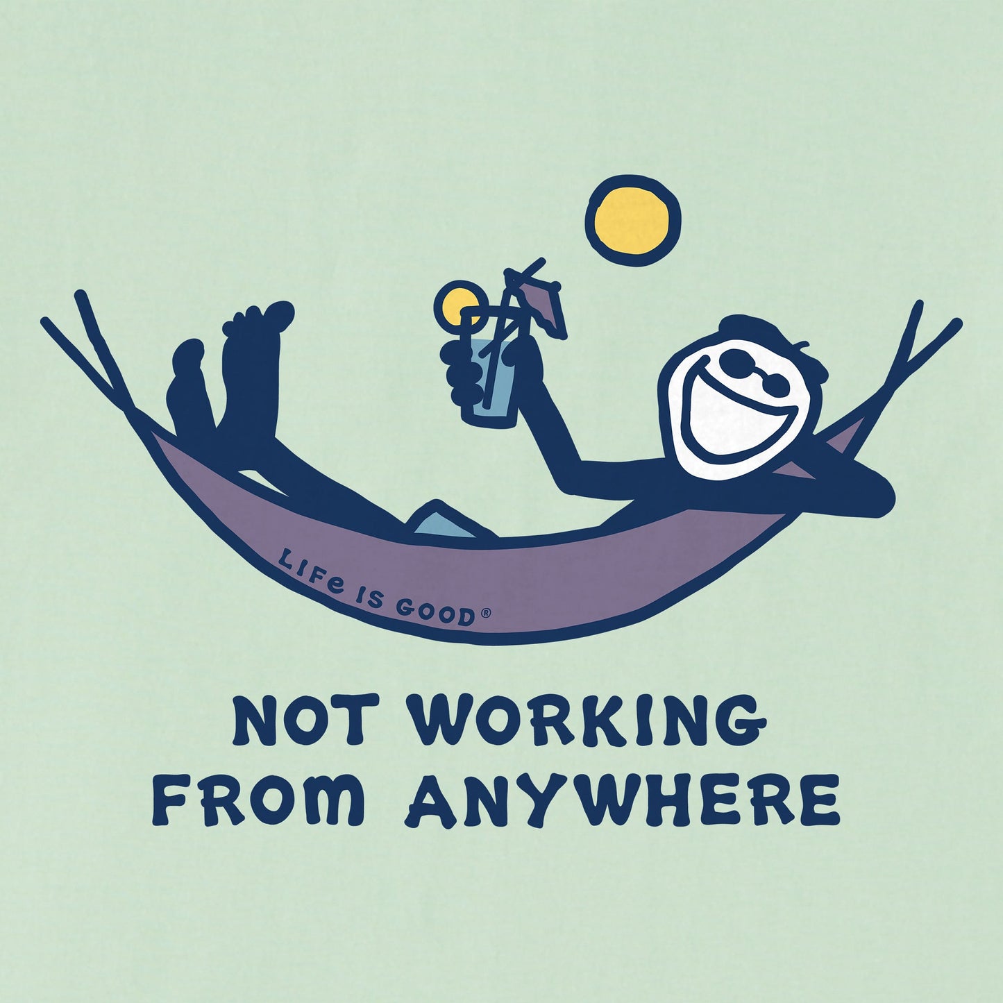 Men's Jake Not Working Hammock Short Sleeve Tee