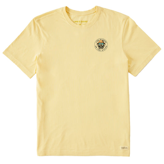 Men's On the Water Bucket Dog Short Sleeve Crusher Tee