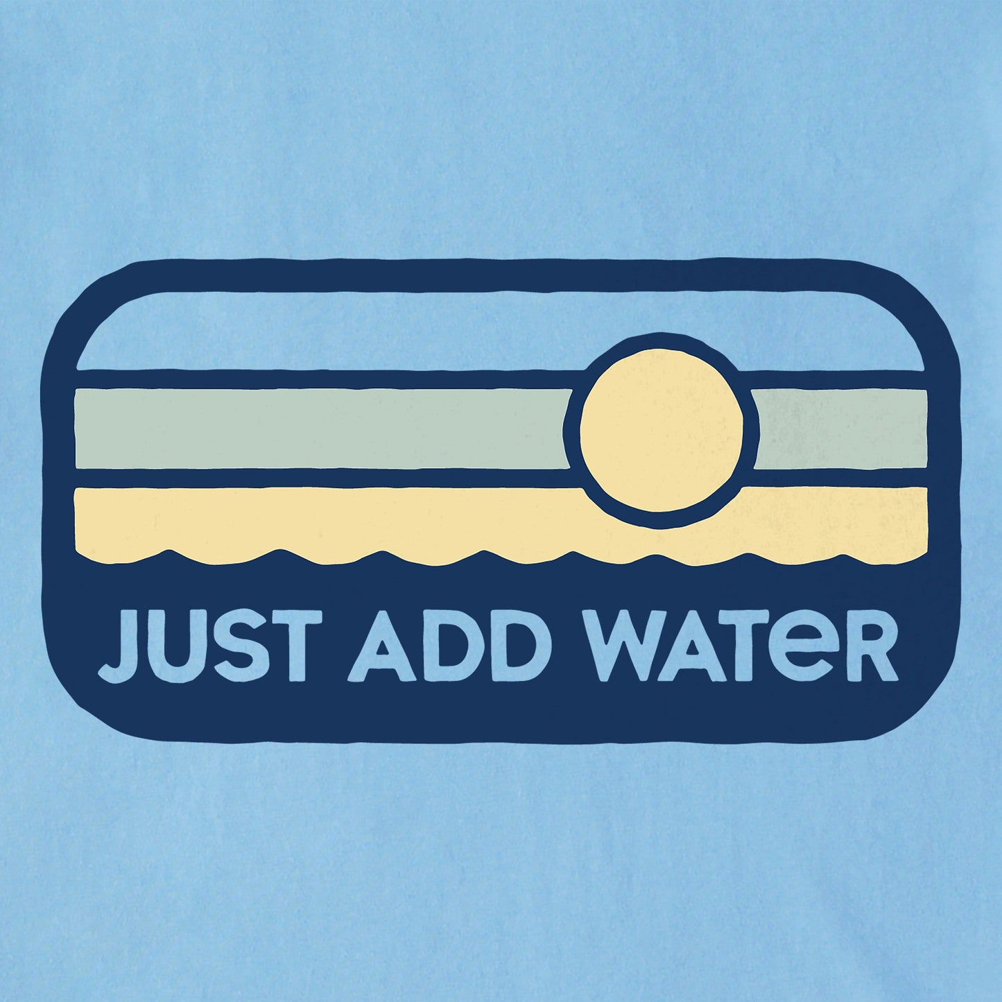 Men's Sunrise Water Short Sleeve Crusher Tee