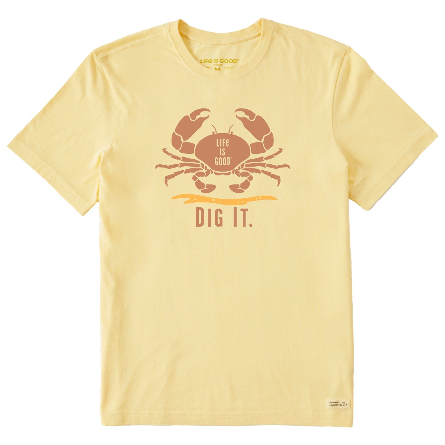 Men's Dig it Crab Short Sleeve Crusher Tee