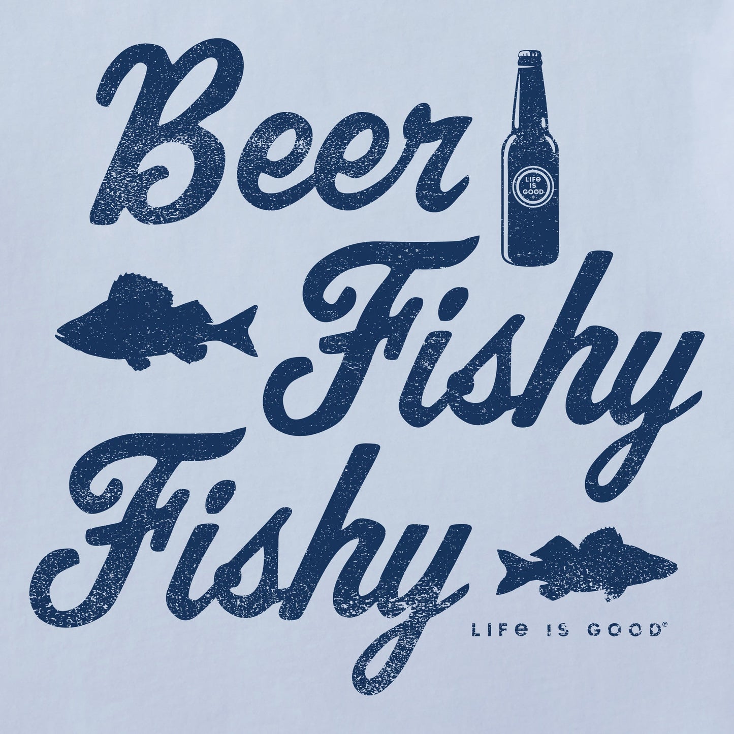 Men's Beer Fishy Fishy Short Sleeve Tee