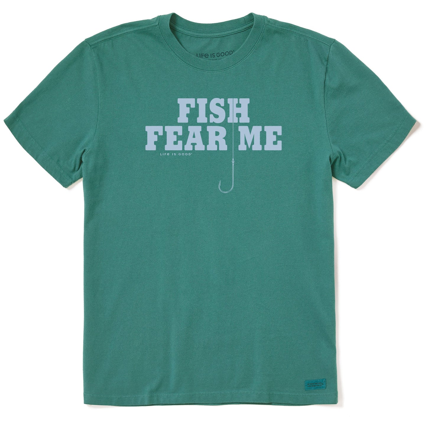 Men's Fish Fear Me Hook Short Sleeve Crusher Tee