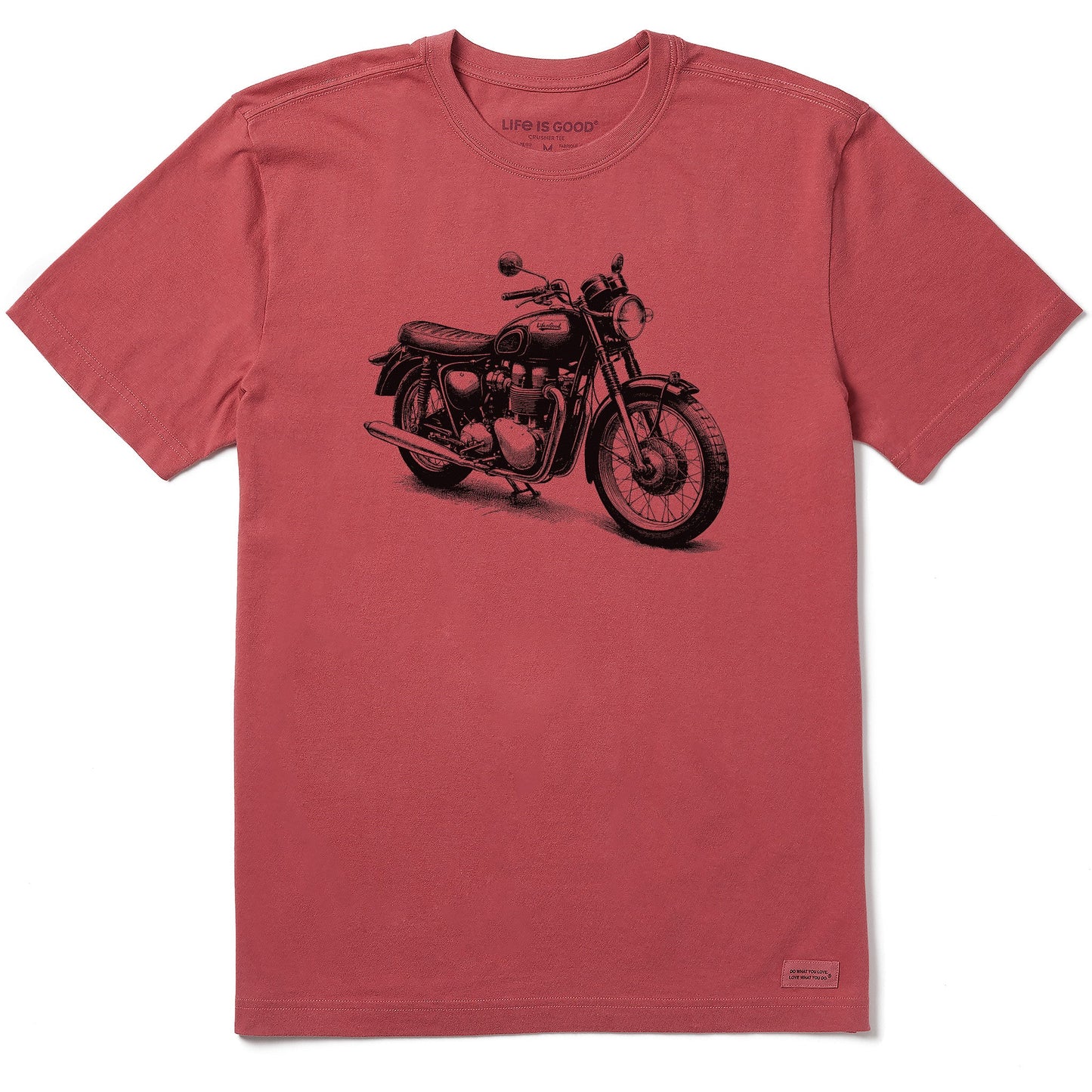 Men's Good Ride Motorcycle Short Sleeve Crusher Tee