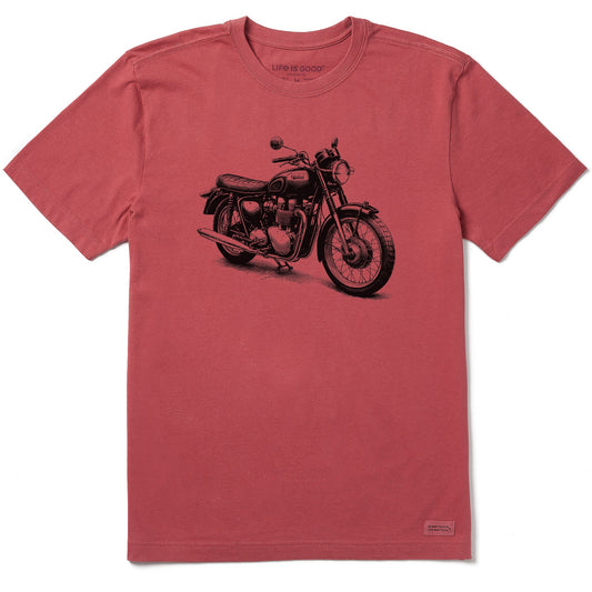 Men's Good Ride Motorcycle Short Sleeve Crusher Tee