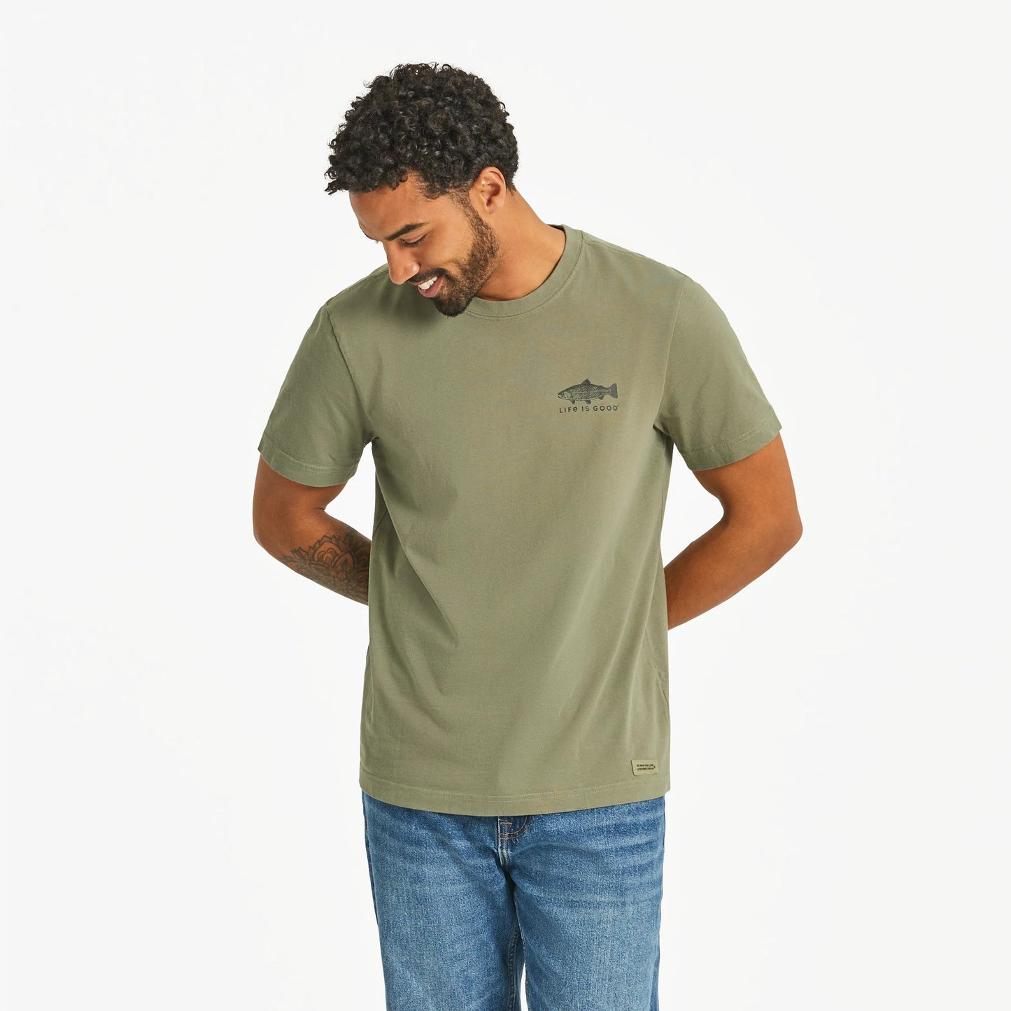 Men's Diversified Freshwater Catches Short Sleeve Crusher Tee