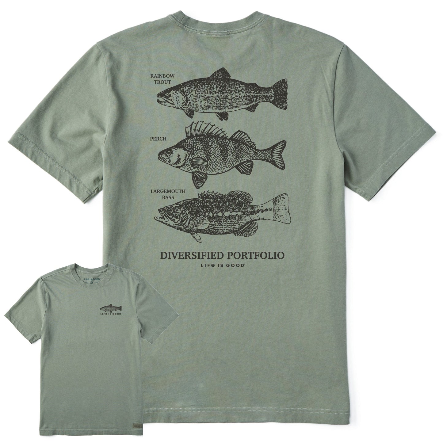 Men's Diversified Freshwater Catches Short Sleeve Crusher Tee