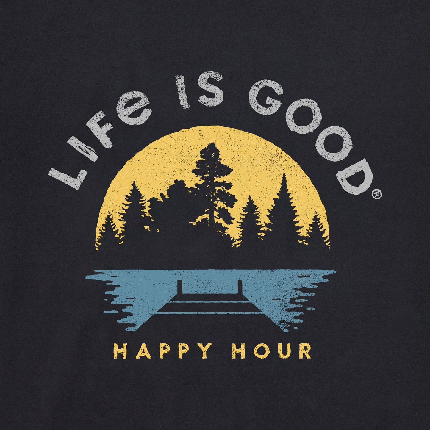 Men's Dockside Happy Hour Short Sleeve Crusher Tee