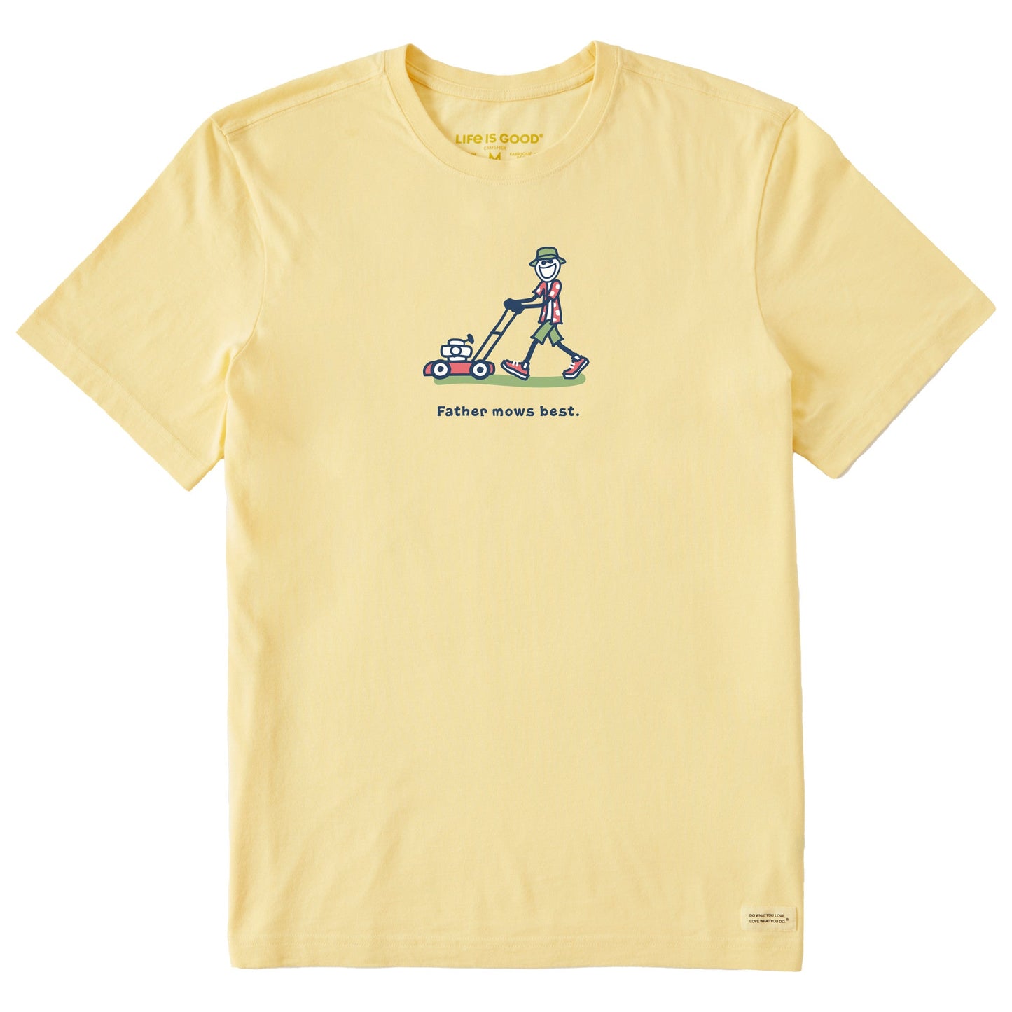 Men's Jake Father Mows Best Push Mower Short Sleeve Tee