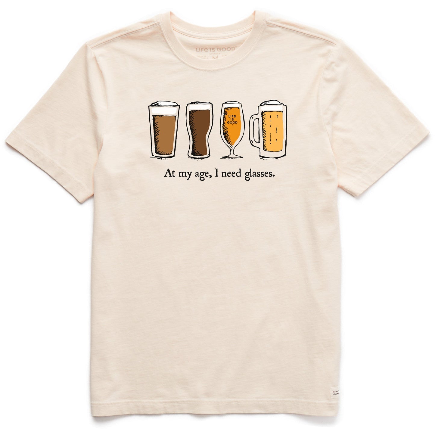 Men's Need Glasses Beer Short Sleeve Tee