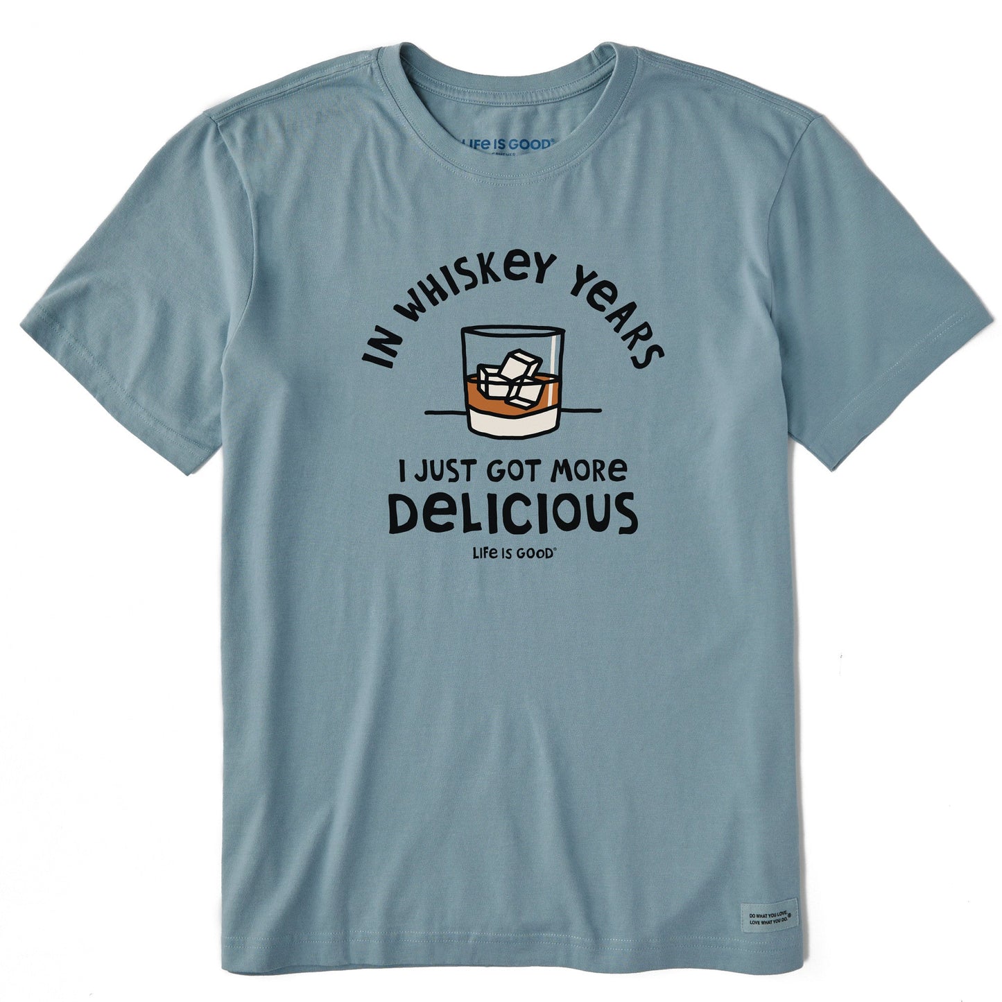Men's Whiskey Years Short Sleeve Crusher Tee