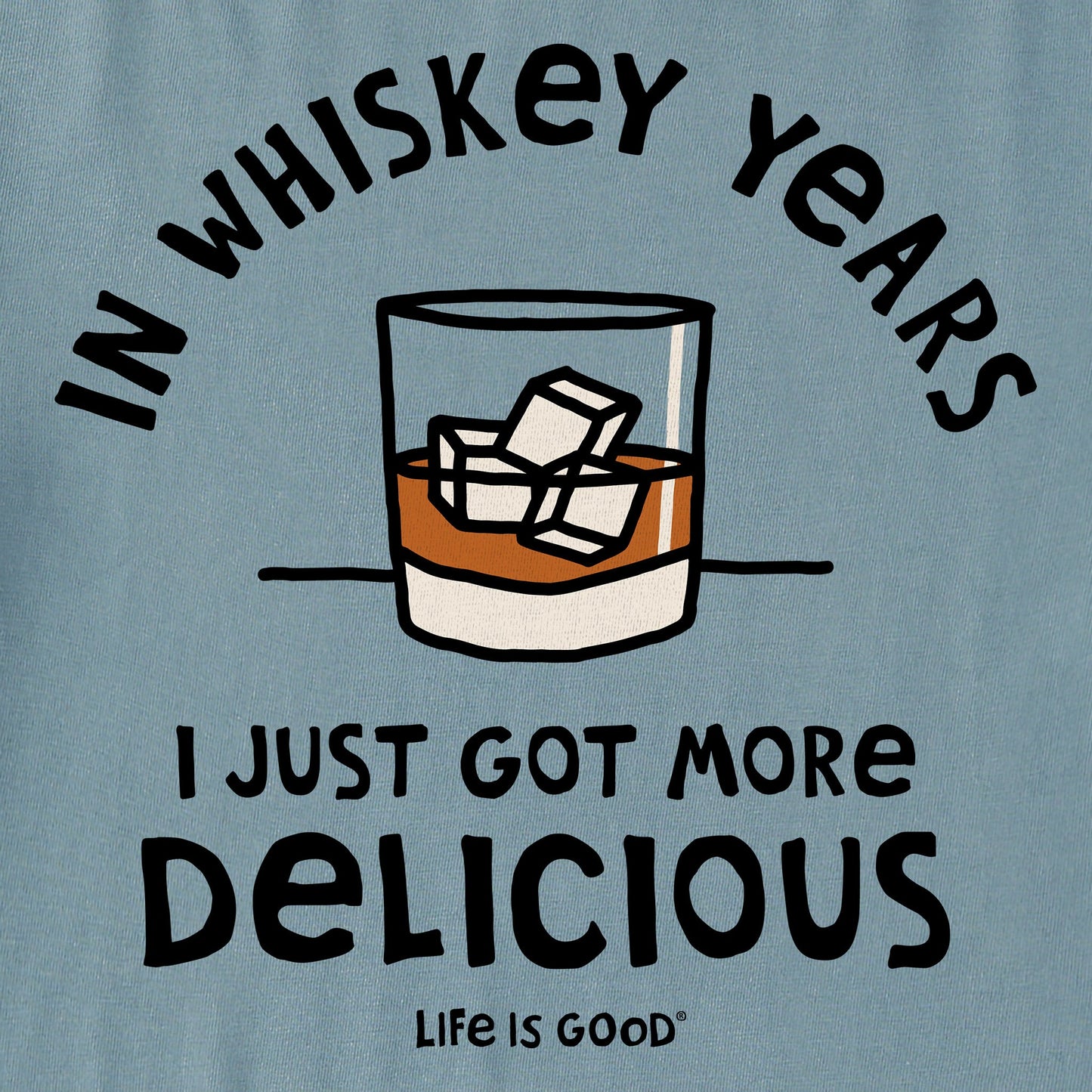 Men's Whiskey Years Short Sleeve Crusher Tee