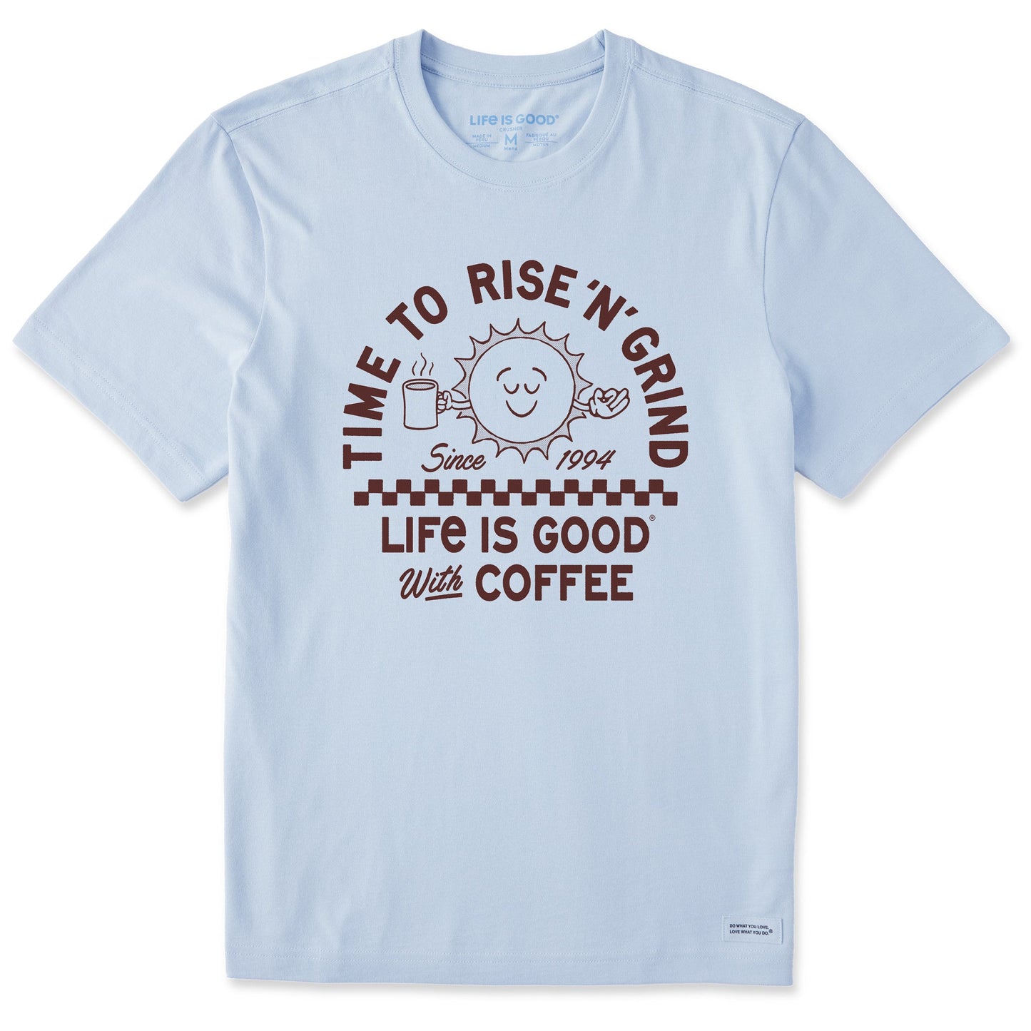 Men's Showtime Rise Coffee Sun Short Sleeve Crusher Tee