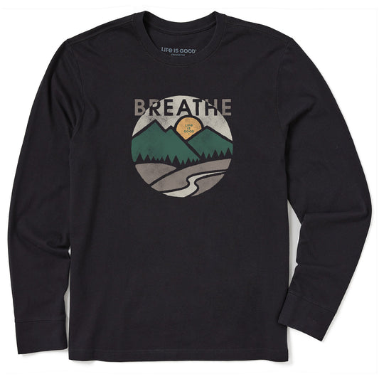Men's Breathe in the Mountains Long Sleeve Crusher Tee