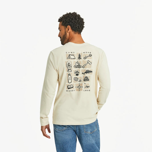 Men's Camp More Long Sleeve Crusher Tee