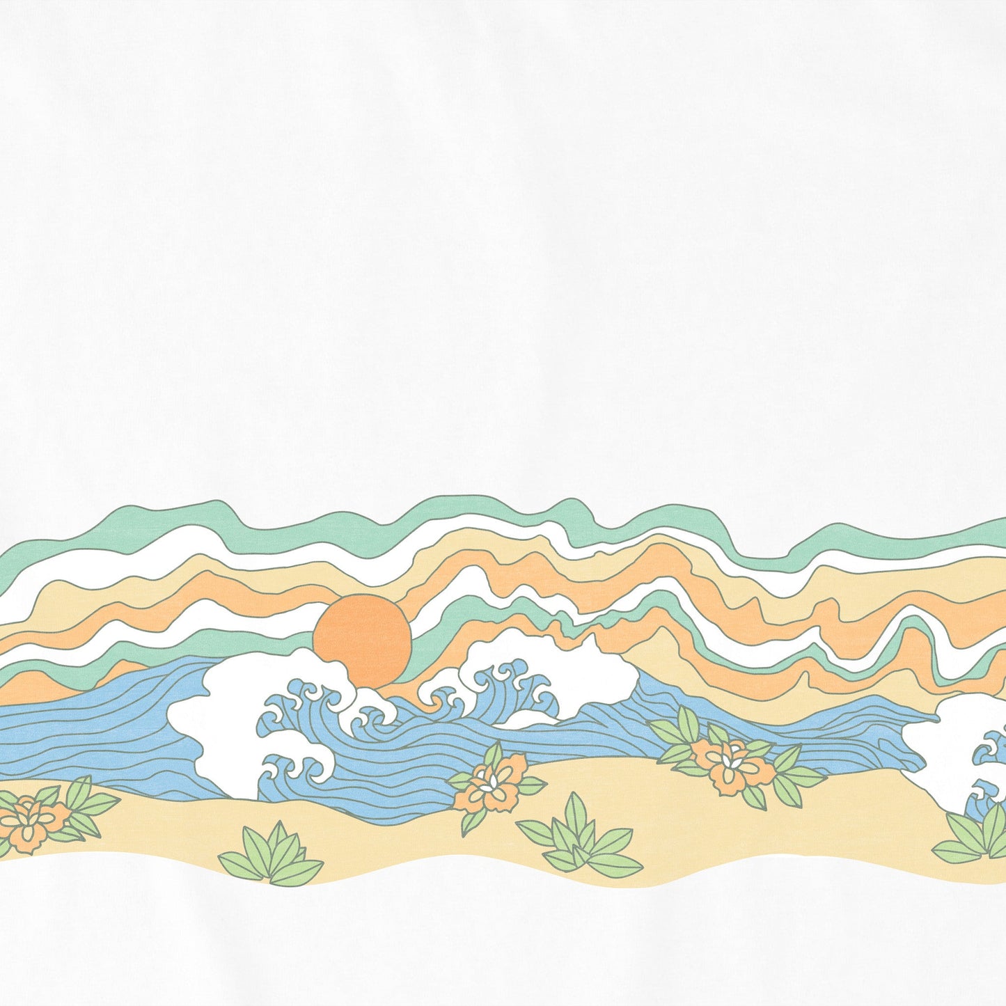 Men's Gone To The Beach Long Sleeve Crusher Tee