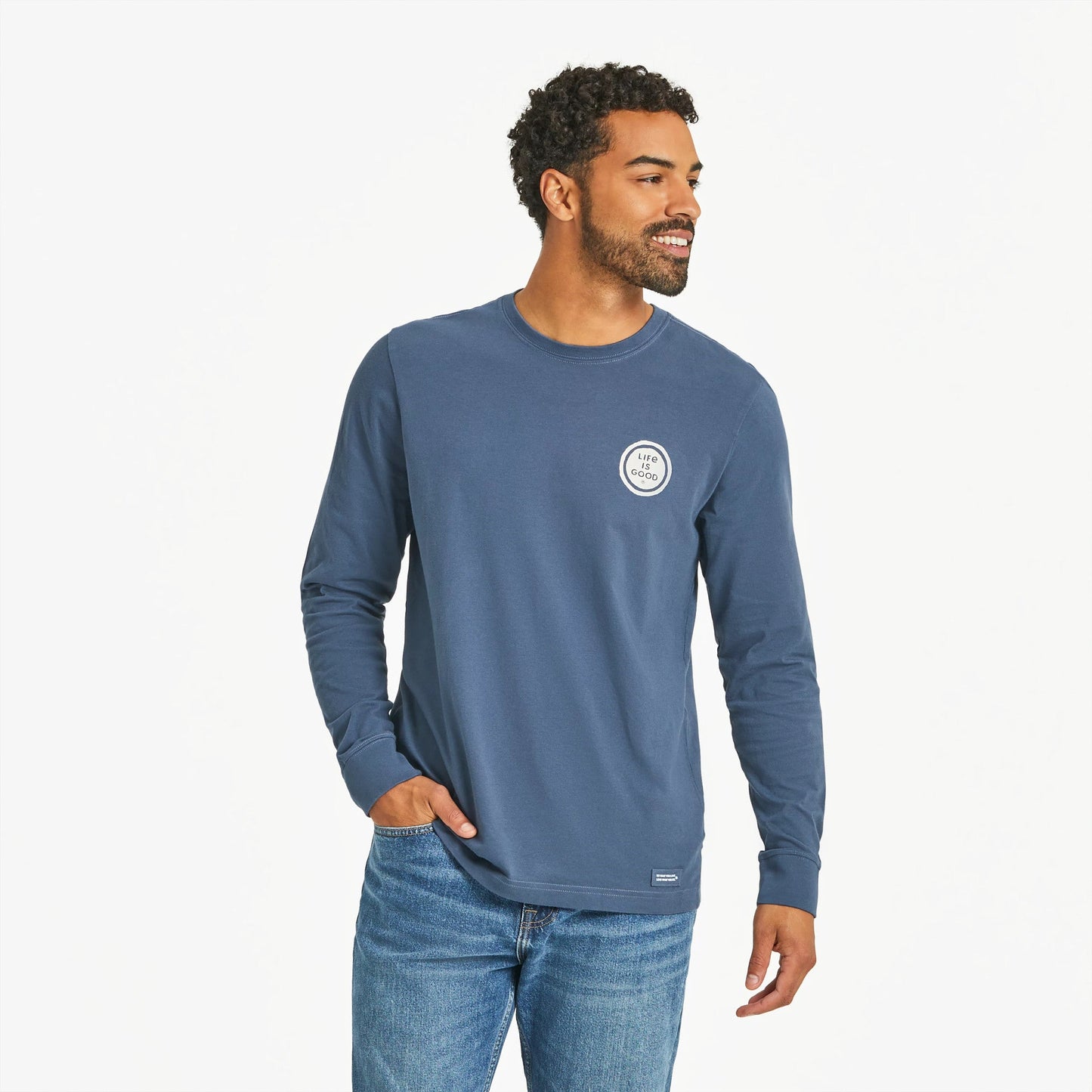 Men's Golf More Worry Less Long Sleeve Crusher Tee