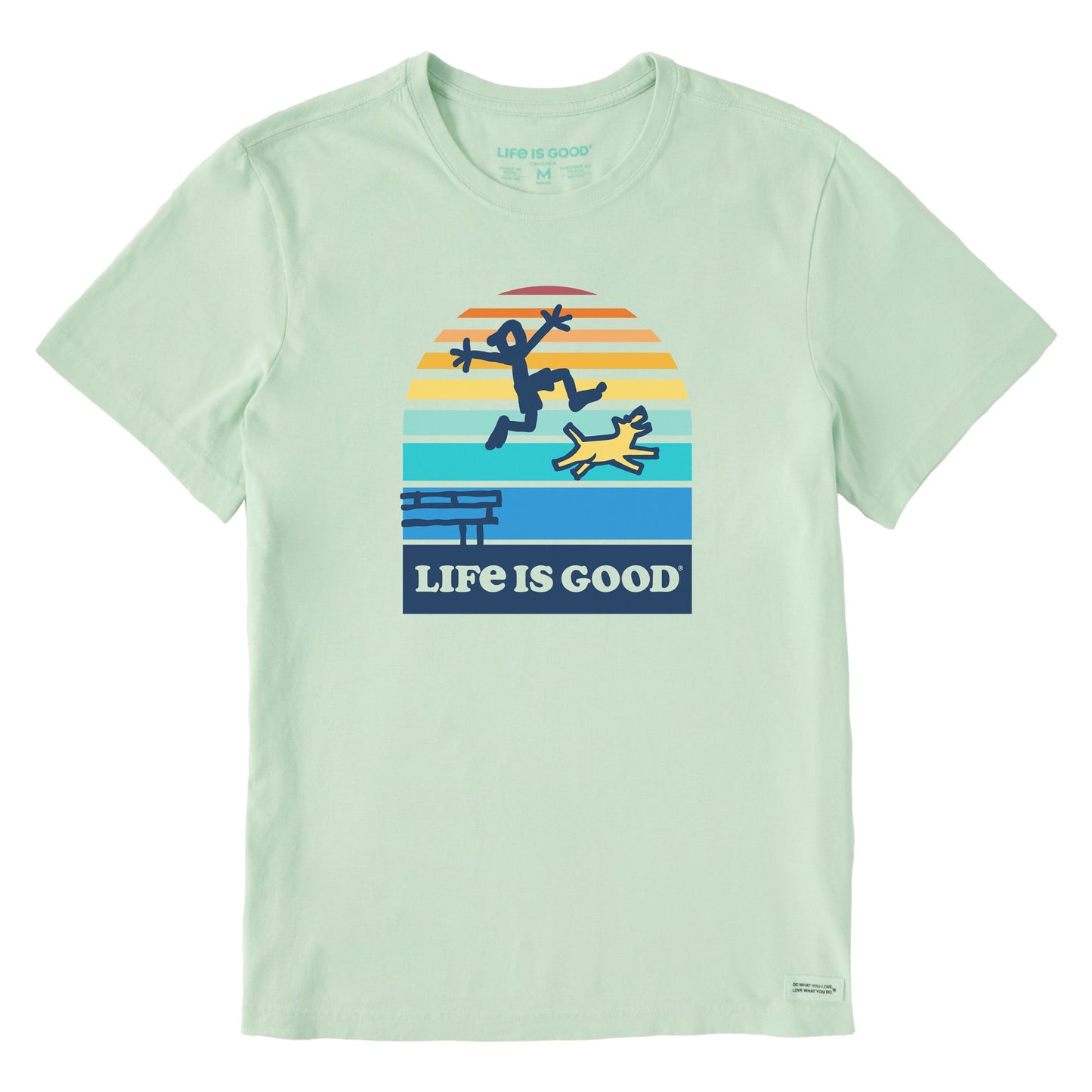 Men's Stripey Dock Jump Short Sleeve Crusher-LITE Tee