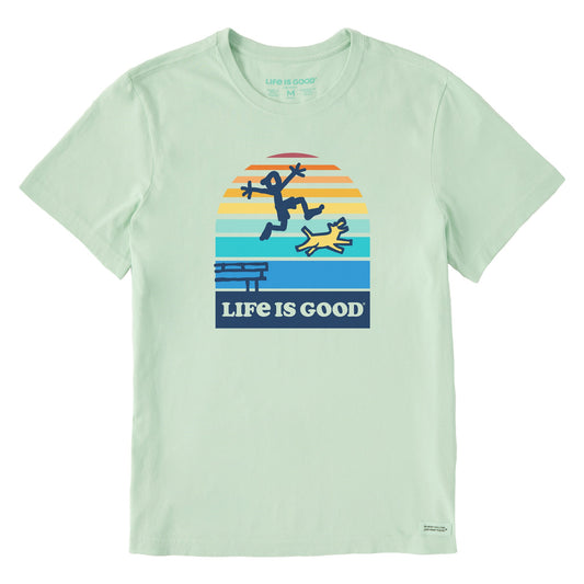 Men's Stripey Dock Jump Short Sleeve Crusher-LITE Tee