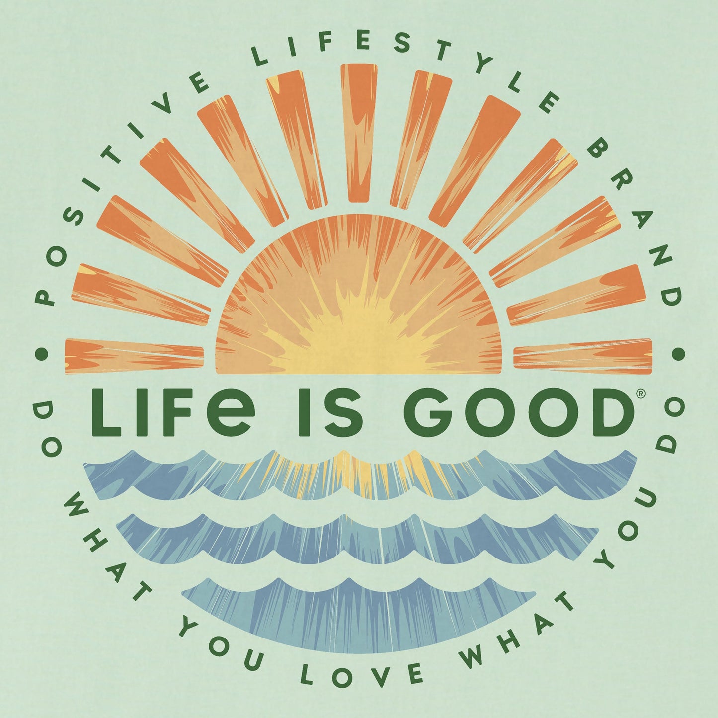 Men's Sunset Burst Short Sleeve Tee