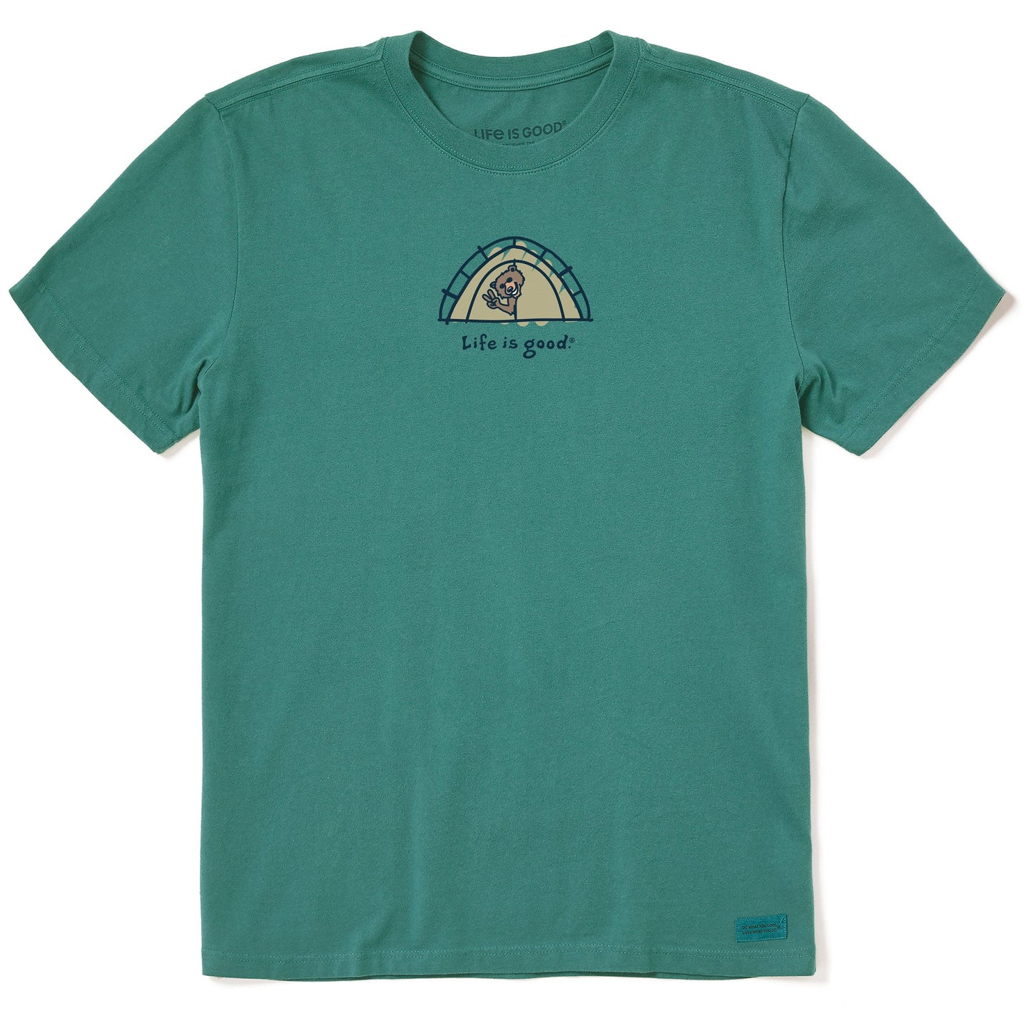 Men's Bear Tent Short Sleeve Crusher-LITE Tee