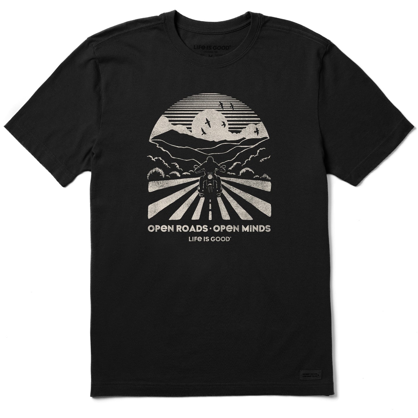 Men's Open Roads  Motorcycle Short Sleeve Crusher-LITE Tee