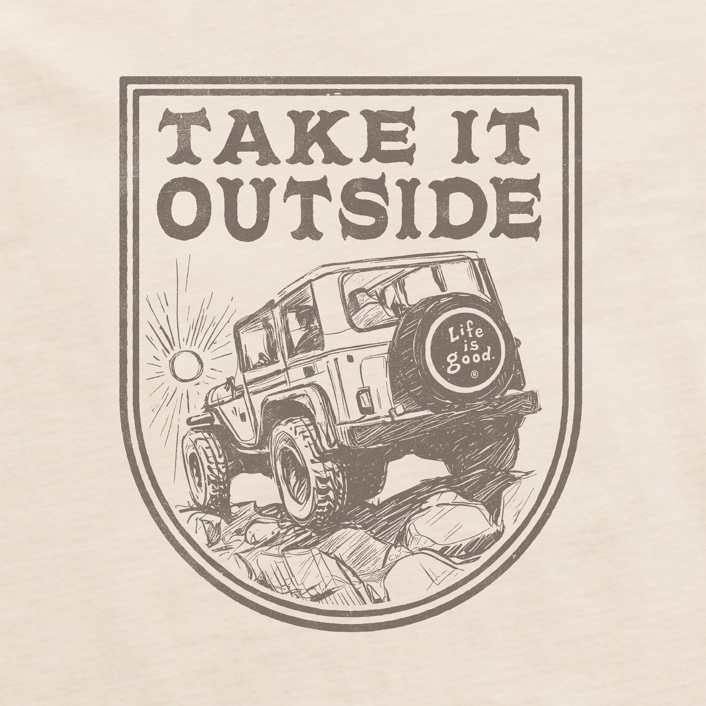 Men's Take it Outside ATV Short Sleeve Tee