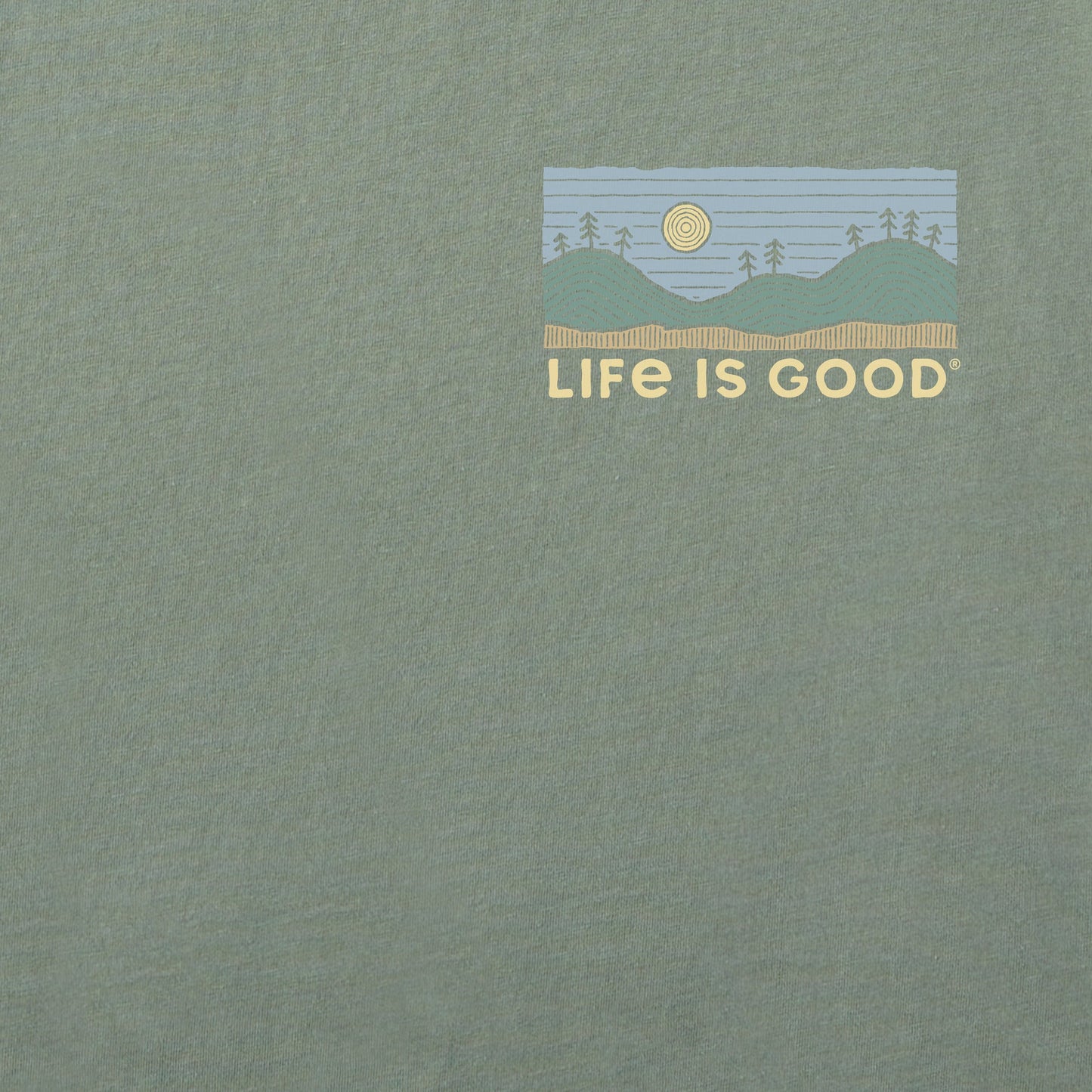 Men's Woodblock Kayak Short Sleeve Tee