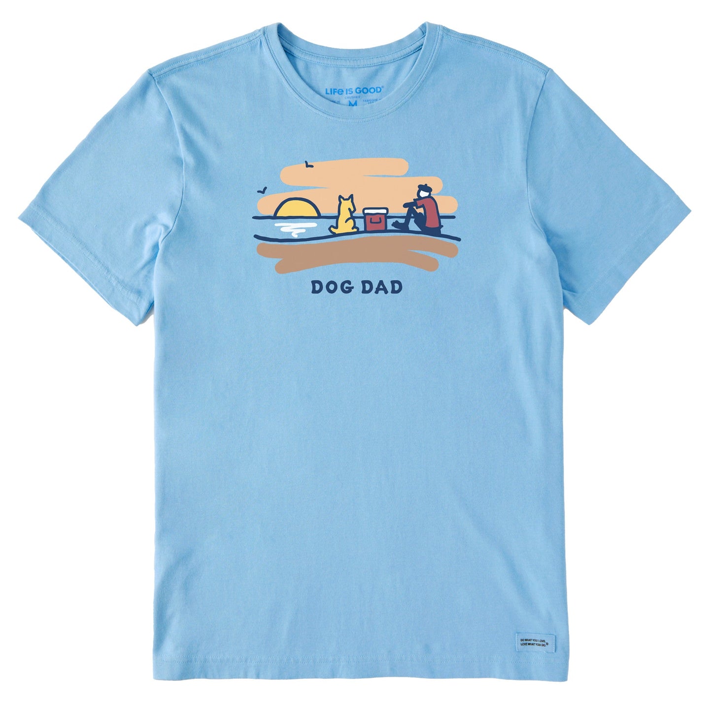 Men's Jake Beach Dog Dad Short Sleeve Crusher-LITE Tee