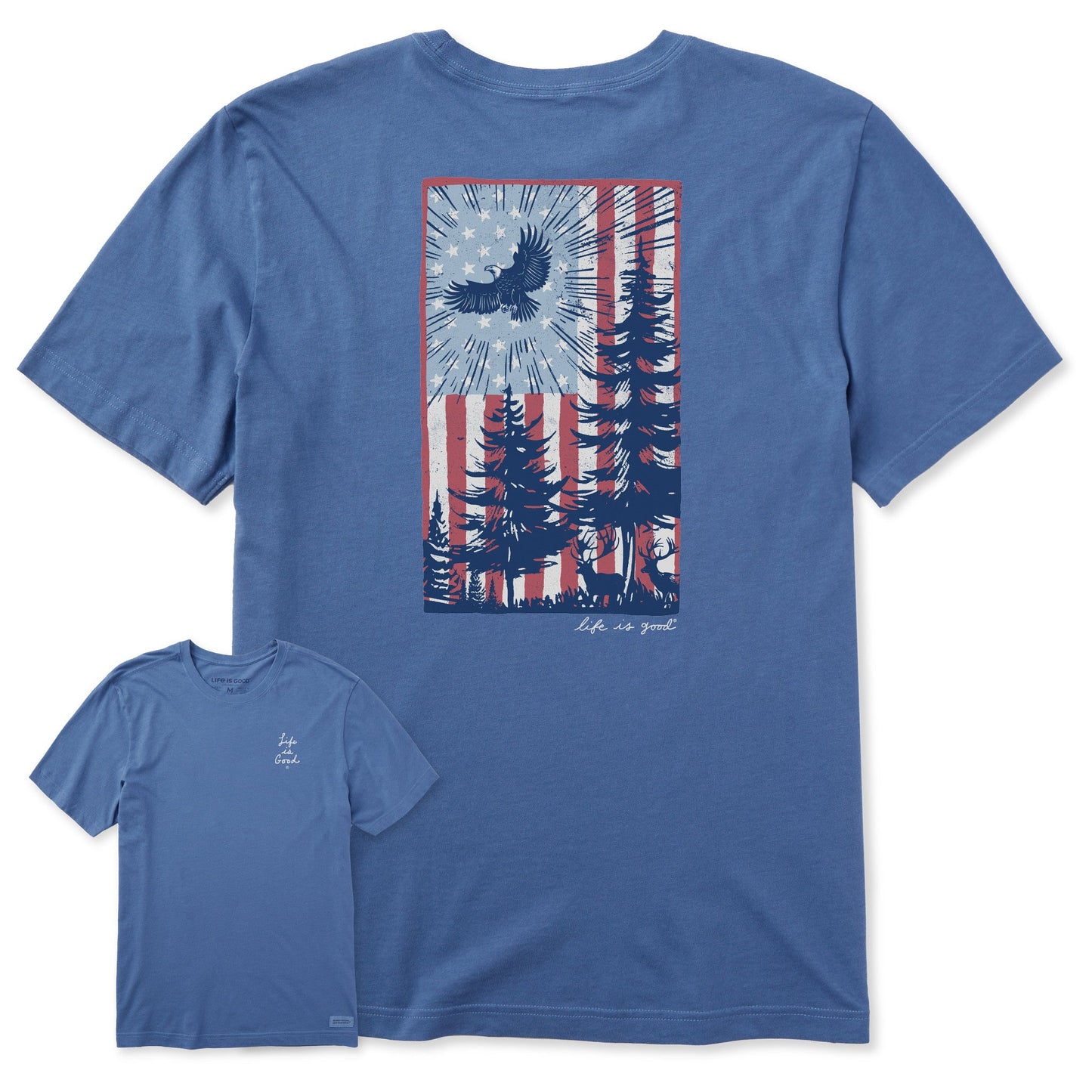 Men's Pine Tree Flag Short Sleeve Tee
