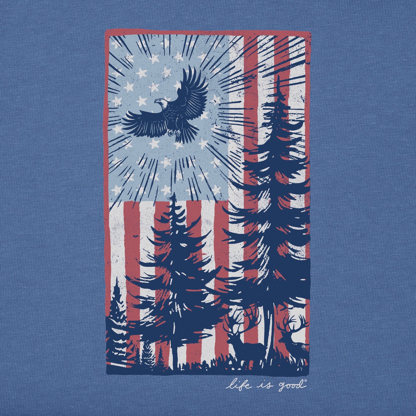 Men's Pine Tree Flag Short Sleeve Tee