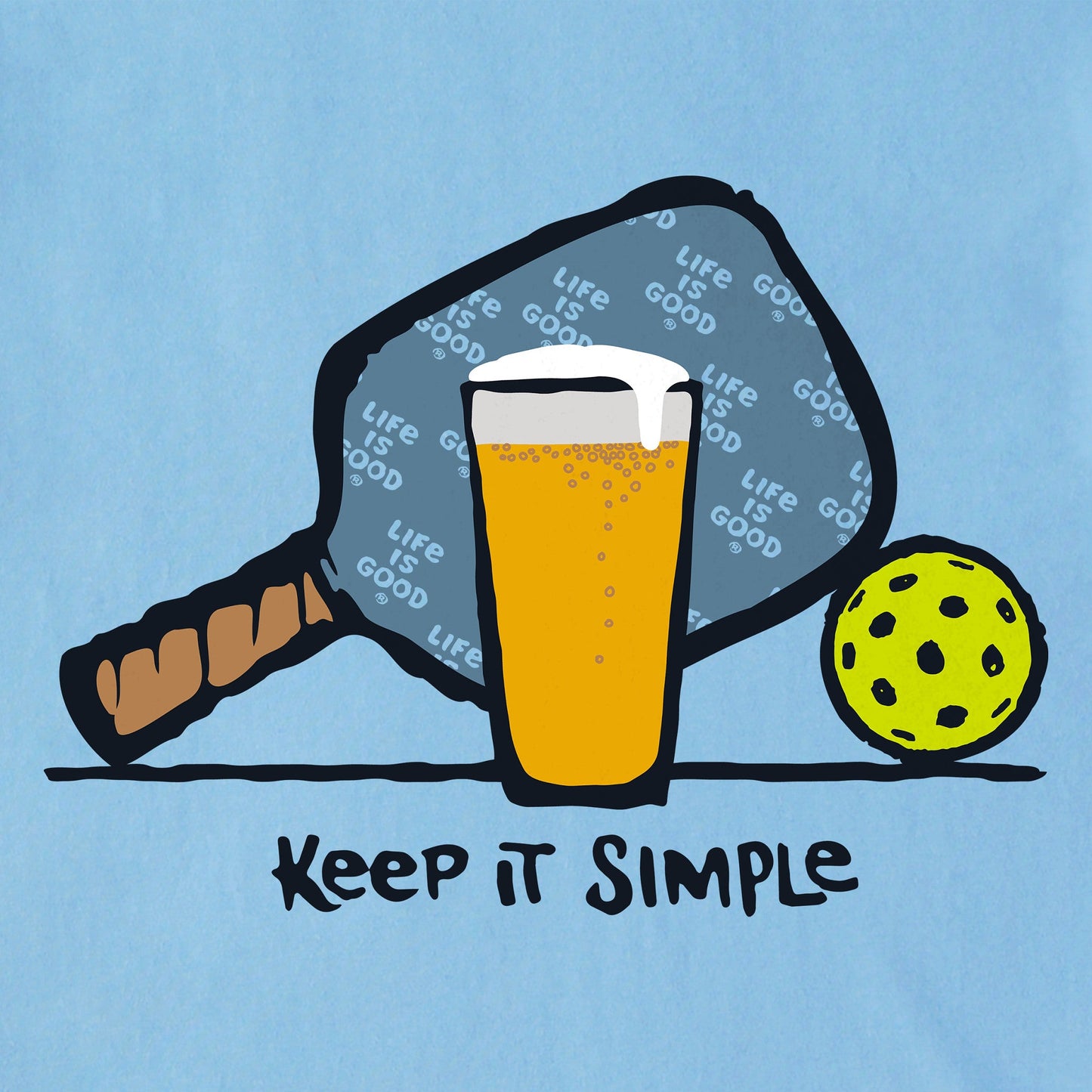 Men's Pickleball & Beer Short Sleeve Tee