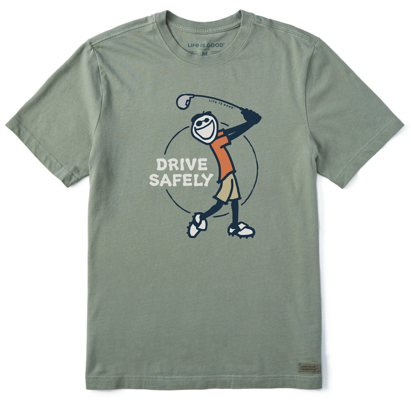 Men's Jake Golf Drive Safely Short Sleeve Crusher-LITE Tee