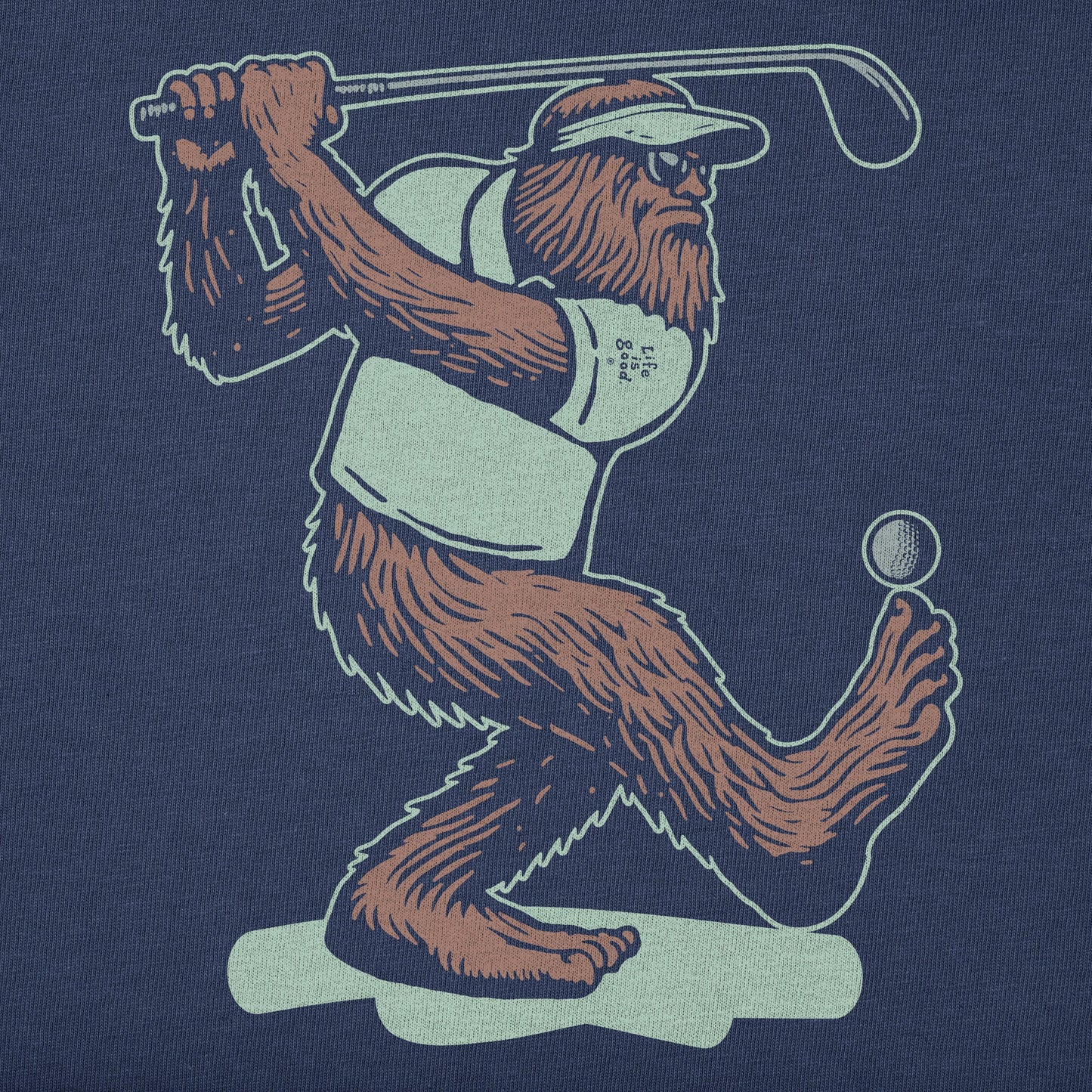 Men's Bigfoot Golfing Short Sleeve Tee