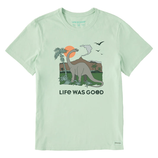 Men's Dinosaur Life was Good Short Sleeve Crusher-LITE Tee