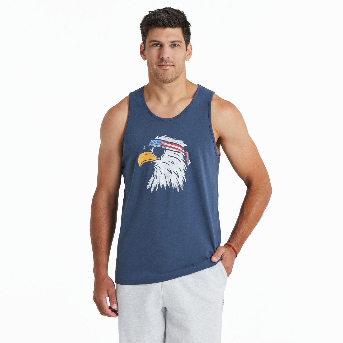 Men's Patriotic Eagle Crusher-LITE Tank