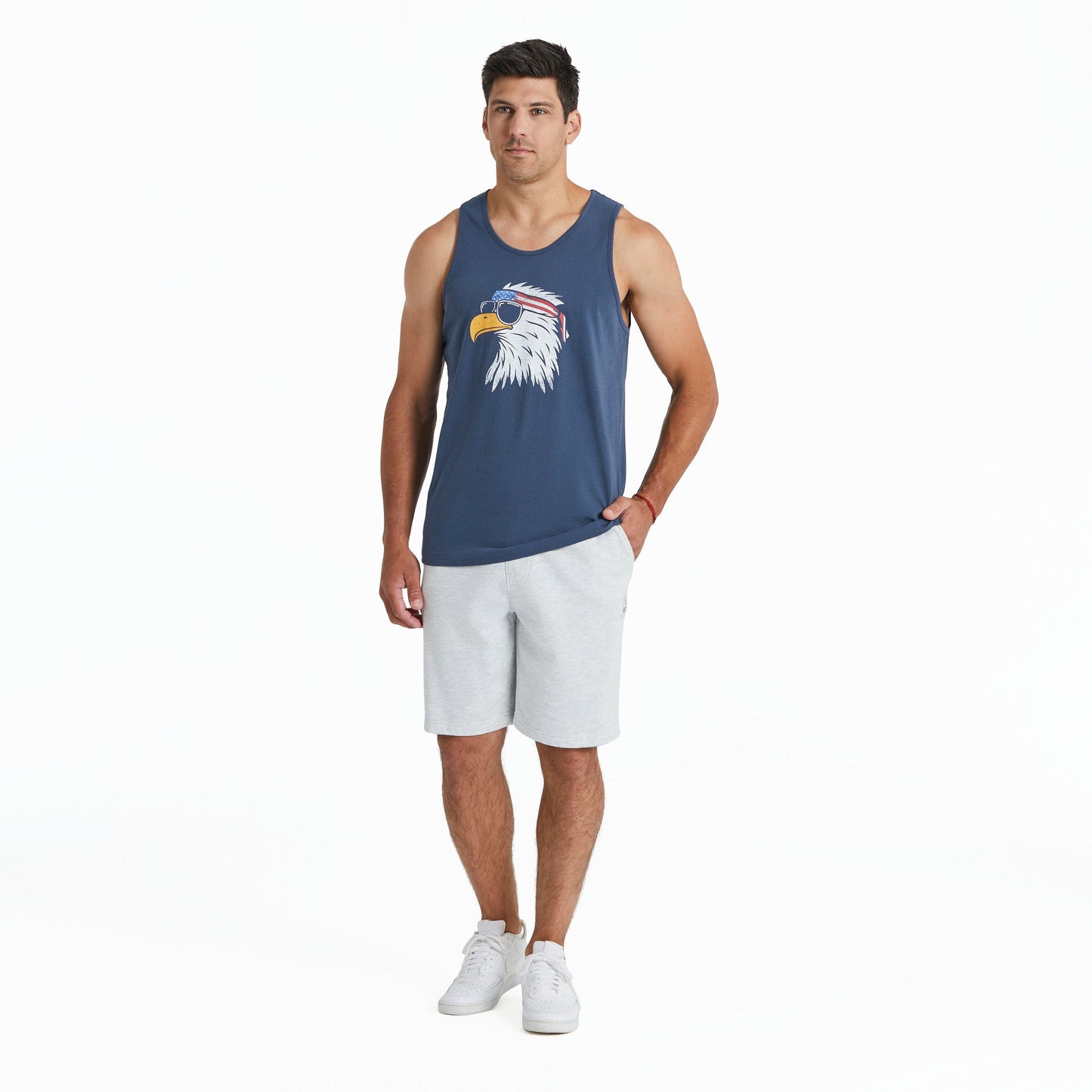 Men's Patriotic Eagle Crusher-LITE Tank