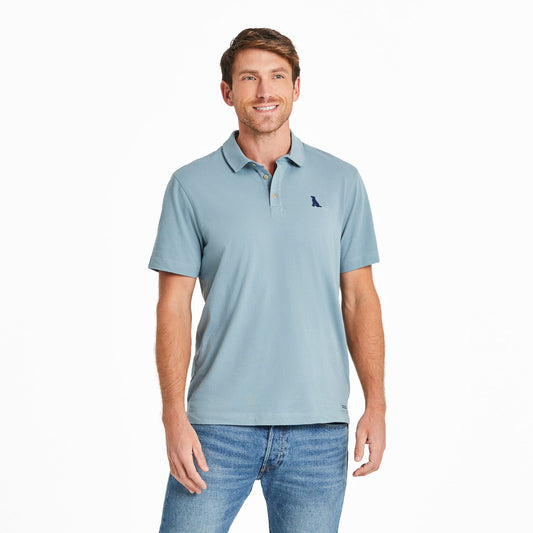 Men's Simple Dog Short Sleeve Crusher-LITE Polo