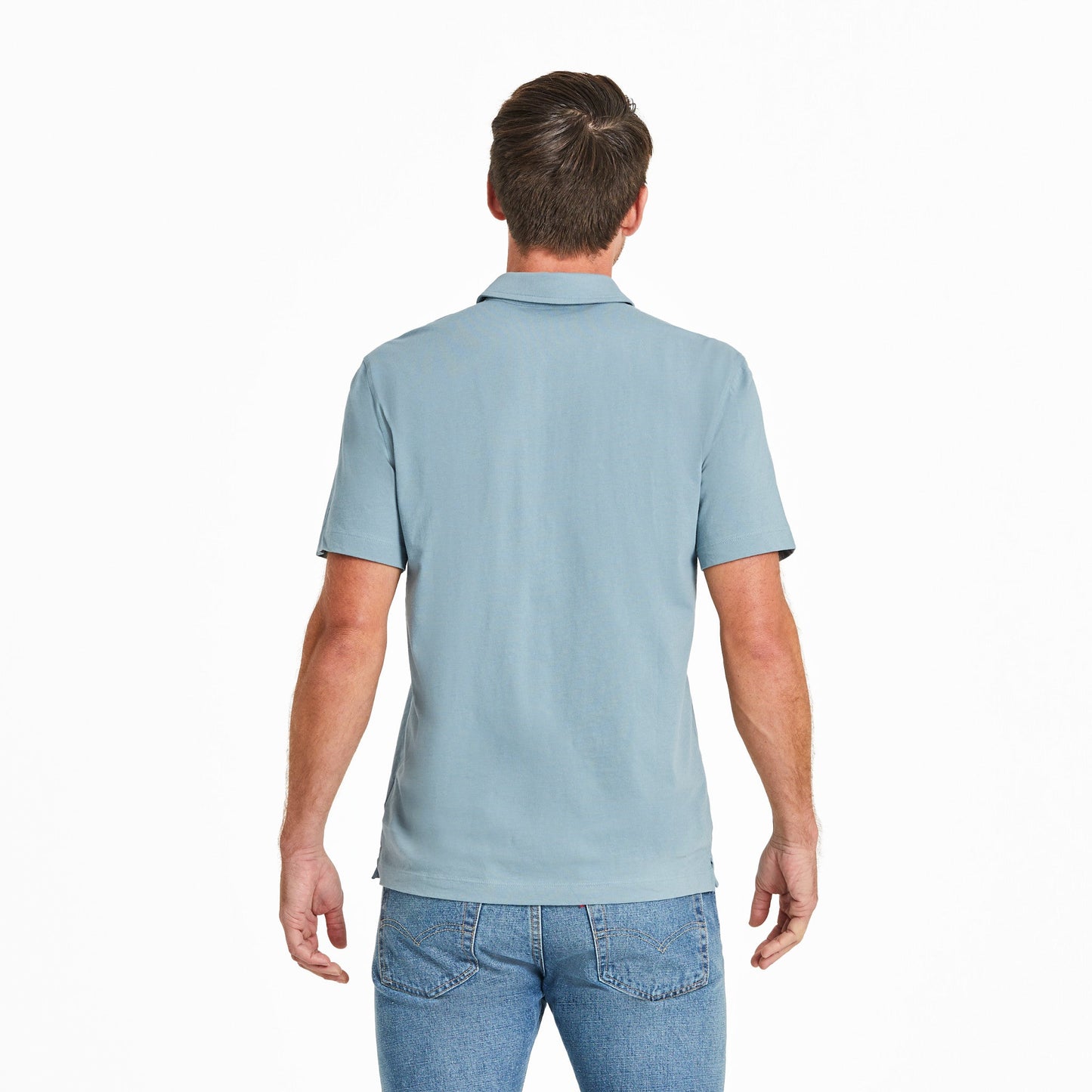 Men's Simple Dog Short Sleeve Crusher-LITE Polo