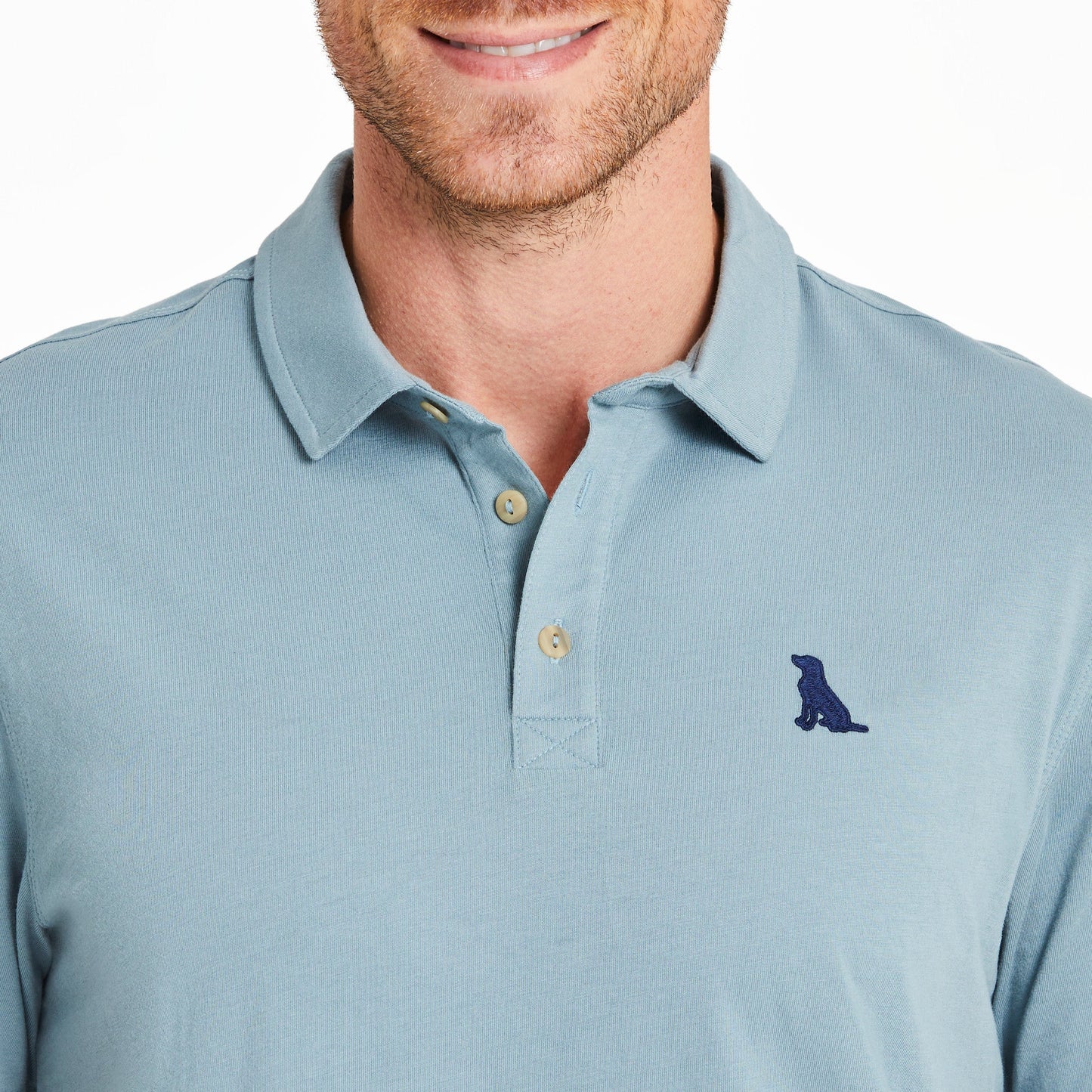 Men's Simple Dog Short Sleeve Crusher-LITE Polo